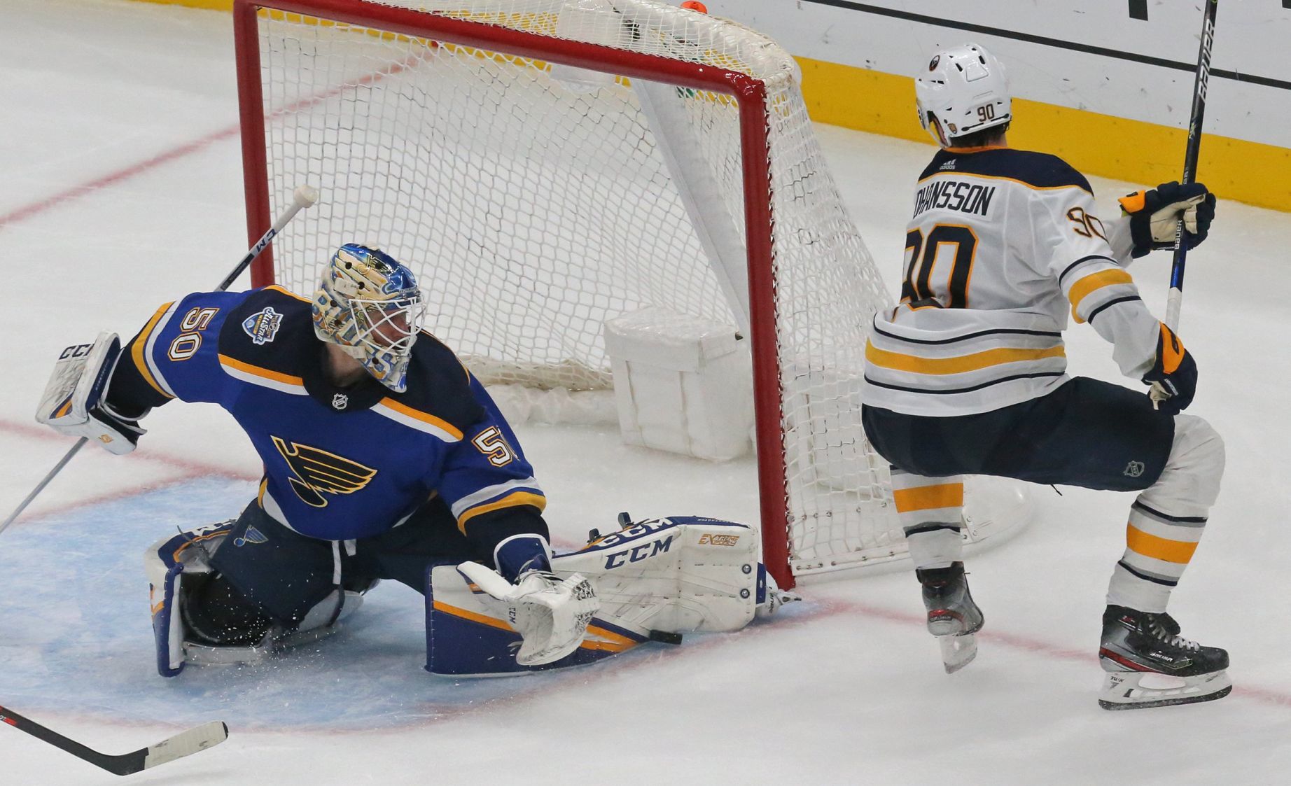 The Blues and the Sabres skate at Enterprise